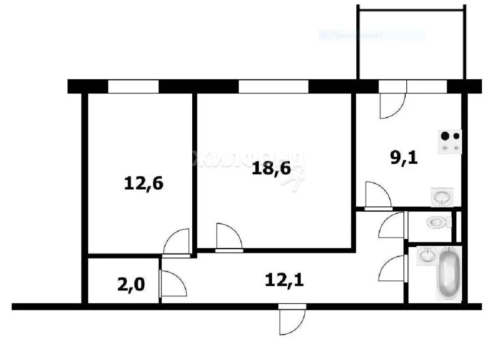 Продажа квартиры, Новосибирск, микрорайон Горский - Фото 5