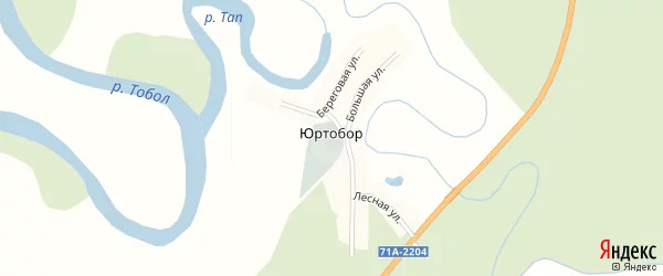 Ярковский район карта деревень