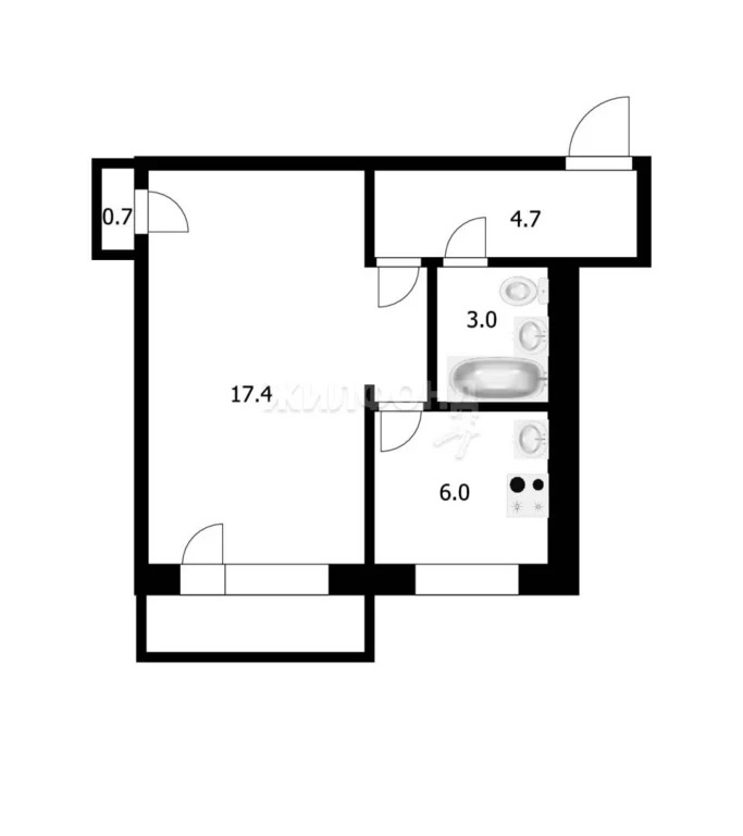 Продажа квартиры, Новосибирск, ул. Блюхера - Фото 27