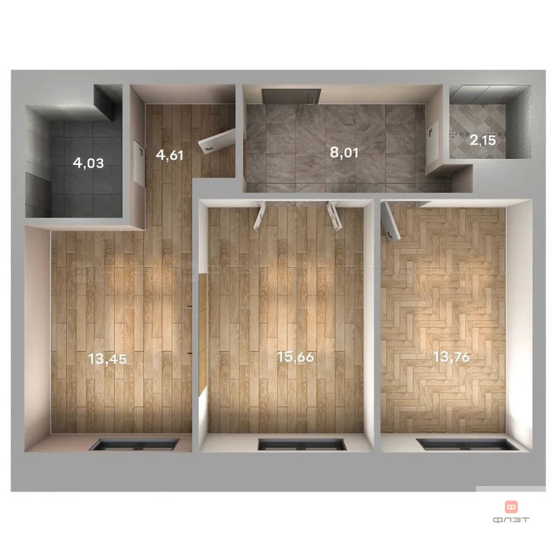 Продажа квартиры, Казань, ул. Сибгата Хакима - Фото 15