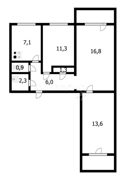 Продажа квартиры, Новосибирск, ул. Дениса Давыдова - Фото 30