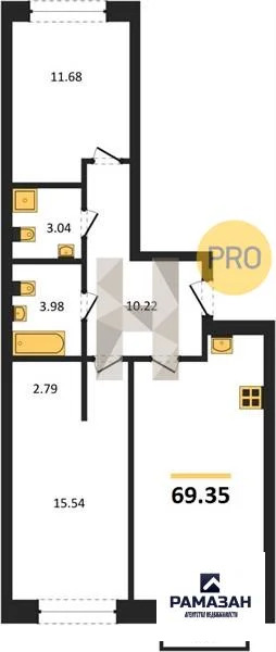 Продажа квартиры в новостройке, Казань, м. Козья слобода, ул. ... - Фото 1