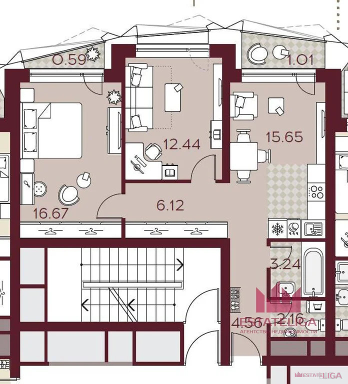 Продажа квартиры, бульвар Братьев Весниных - Фото 1