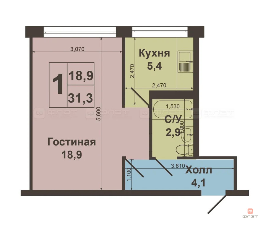 Продажа квартиры, Чепчуги, Высокогорский район, ул. Советская - Фото 13