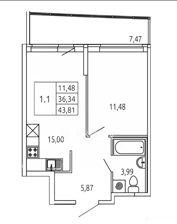 Продажа квартиры, Бугры, Всеволожский район, Тихая ул. - Фото 6