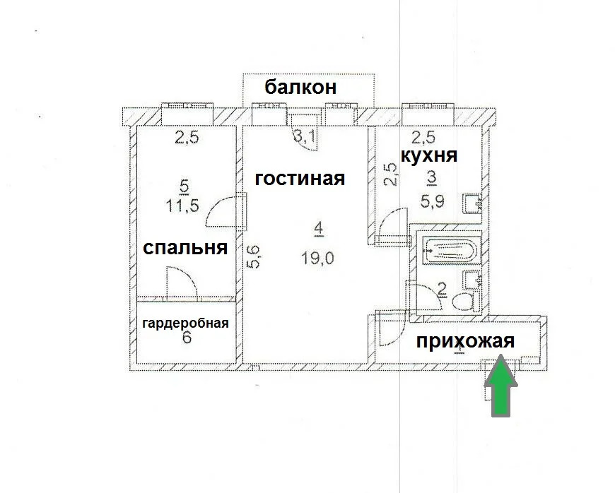 Продажа квартиры, Бердск, микрорайон Б - Фото 2