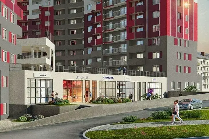 Объявление № 109214439 - продажа двухкомнатной квартиры в новостройке в Новоросс