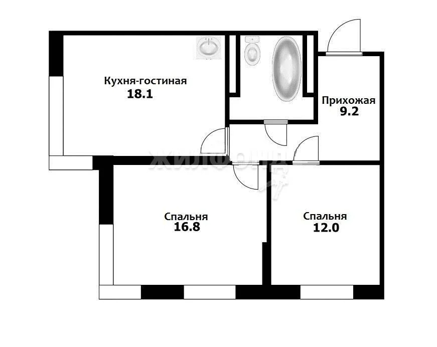 Продажа квартиры, Новосибирск, ул. Рябиновая - Фото 20