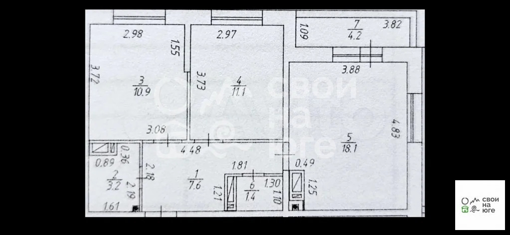 Продажа квартиры, Краснодар, им. Героя Ростовского ул. - Фото 3