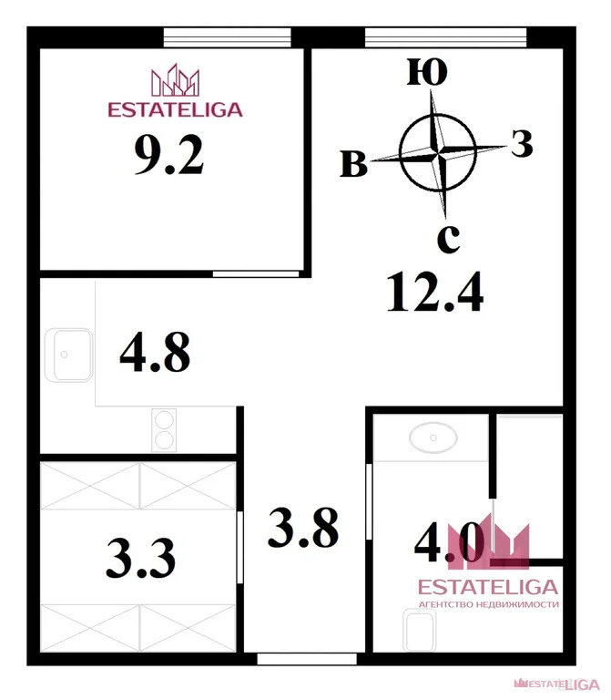 Аренда квартиры, м. Октябрьское поле, ул. Генерала Глаголева - Фото 17