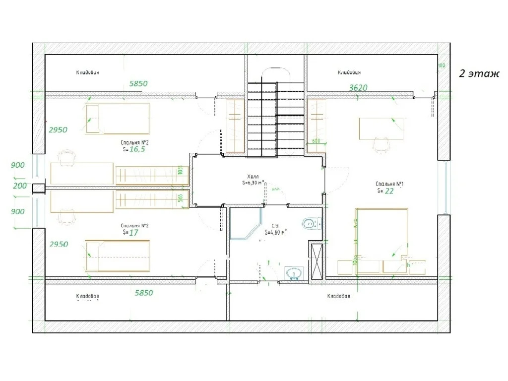 Дом 194.6 м2 с террасой на участке 6 сот. - Фото 4