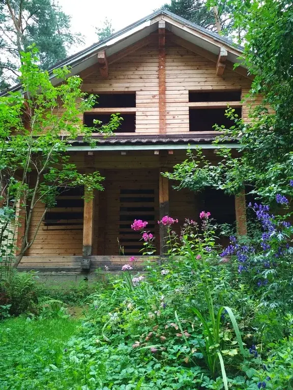 Участок с Домом (брус. коробка) в стародачном месте Подмосковья - Фото 2