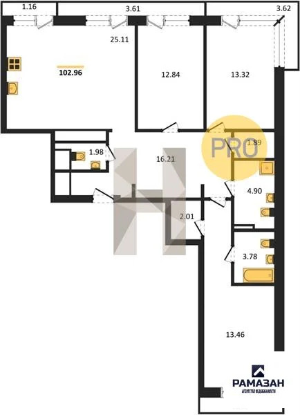 Продажа квартиры в новостройке, Казань, м. Горки, ул. Патриса Лумумбы - Фото 1