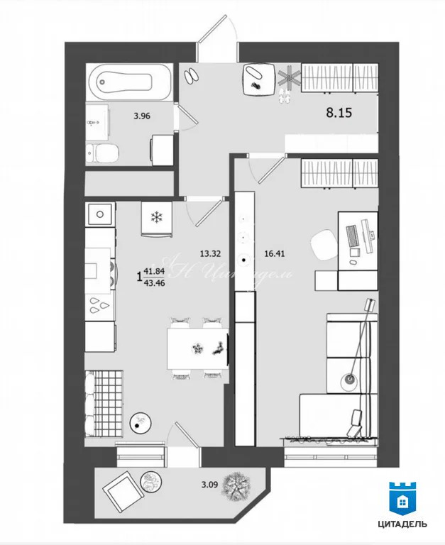 Продажа квартиры, Клин, Клинский район, Профсоюзная улица - Фото 2