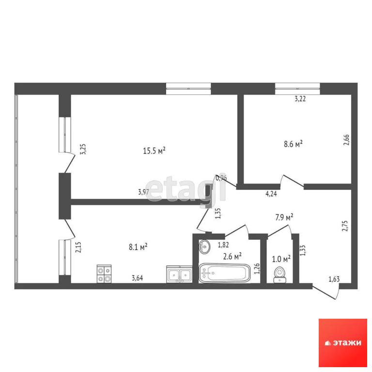 Продажа квартиры, Митяево, Сакский район, ул. Советская - Фото 14