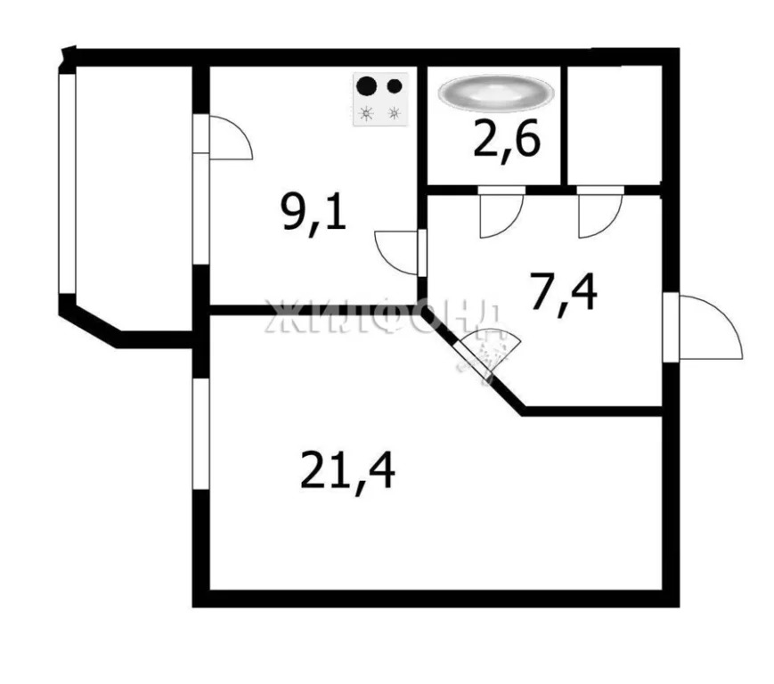 Продажа квартиры, Новосибирск, Владимира Высоцкого - Фото 16