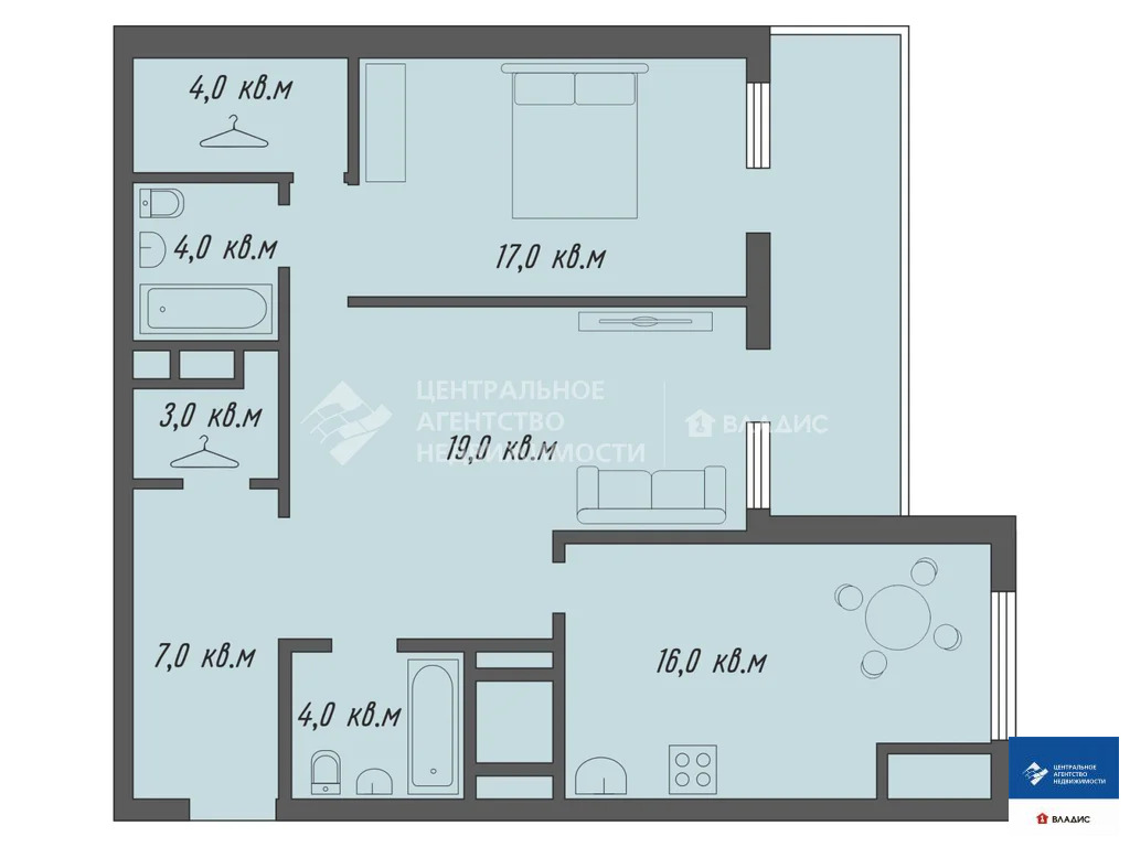 Продажа квартиры, Рязань, Парковый переулок - Фото 18