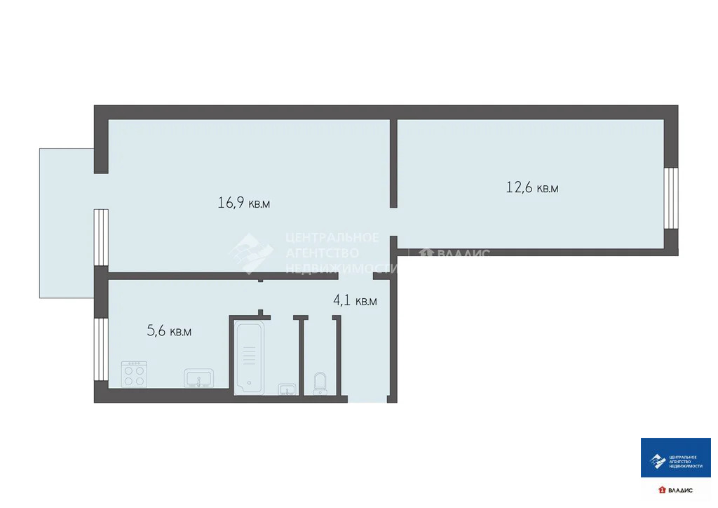 Продажа квартиры, Рязань, ул. Бирюзова - Фото 19