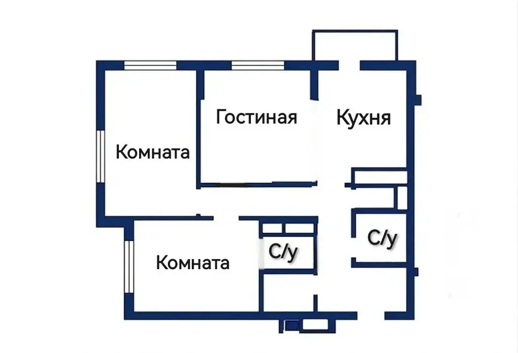 3-комнатные апартаменты в Бибирево. - Фото 12
