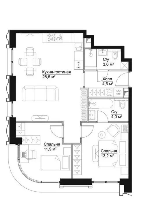 Продажа квартиры ЖК ''Левел Павелецкая Ситиl'' - Фото 1
