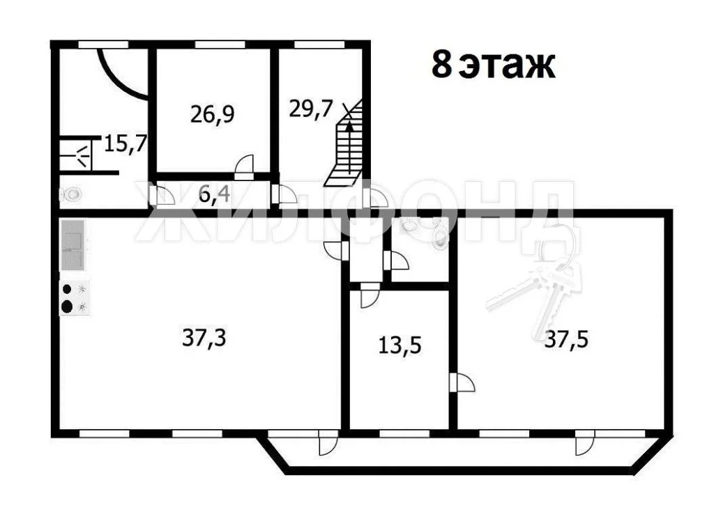 Продажа квартиры, Новосибирск, ул. Серебренниковская - Фото 59