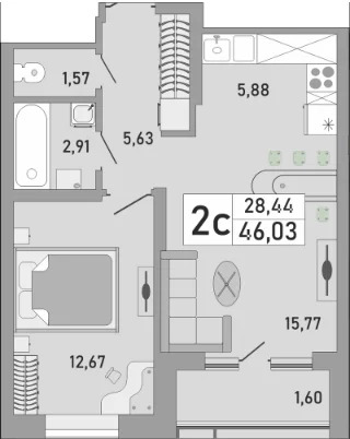 Продажа квартиры в новостройке, Уфа, ул. Бакалинская - Фото 1