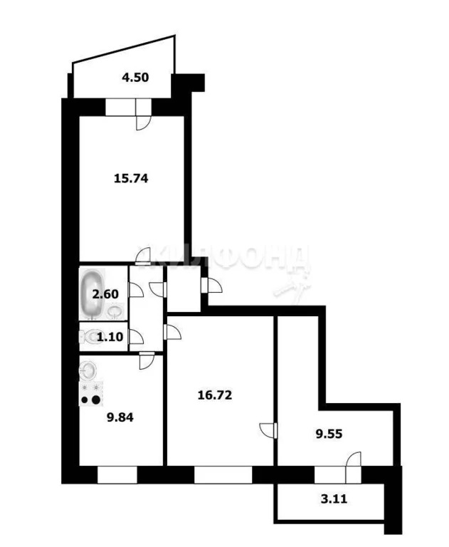 Продажа квартиры, Новосибирск, ул. Титова - Фото 12