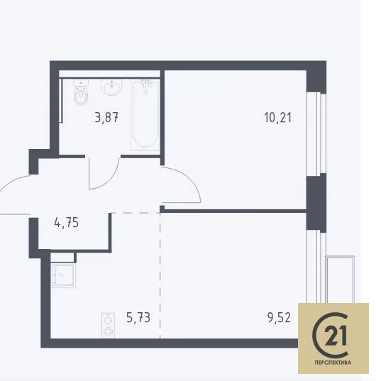 Продажа квартиры в новостройке, Томилино, Люберецкий район, ЖК ... - Фото 2