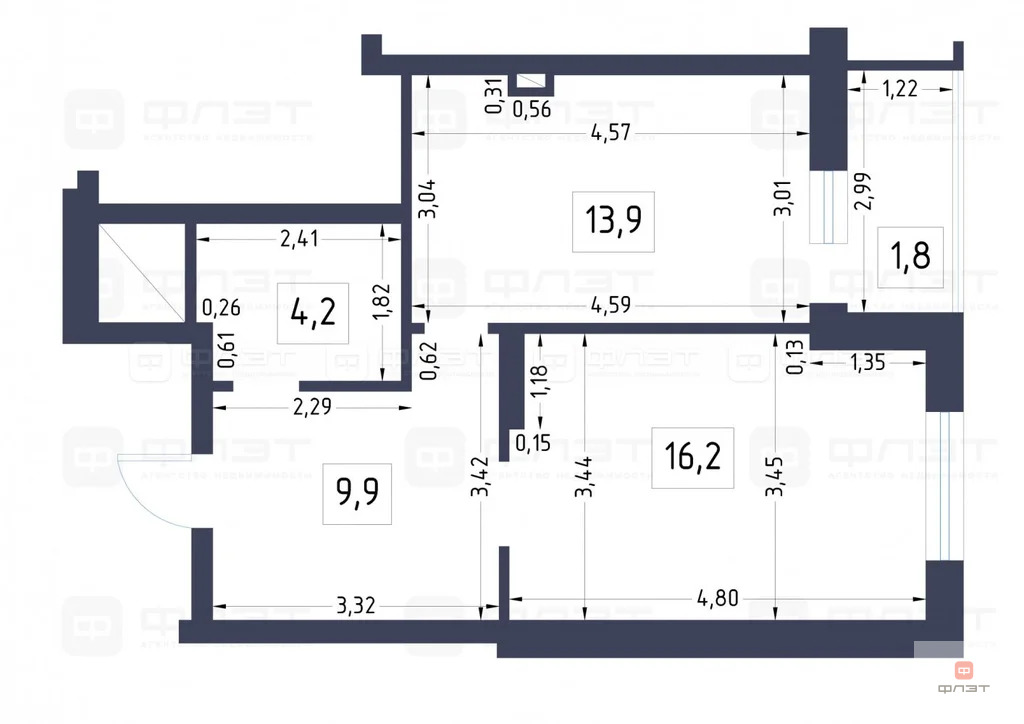 Продажа квартиры, Казань, пр-кт. Заречье - Фото 12