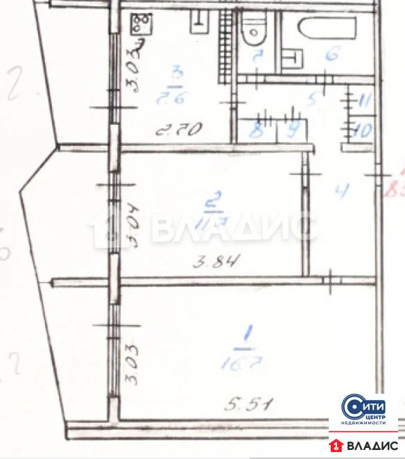 Продажа квартиры, Воронеж, ул. Генерала Лизюкова - Фото 19