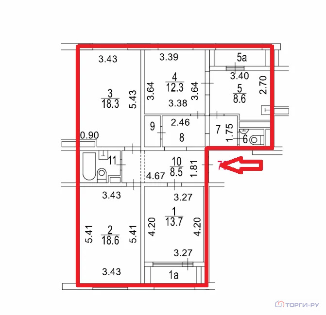 Продажа квартиры, улица Маресьева - Фото 6