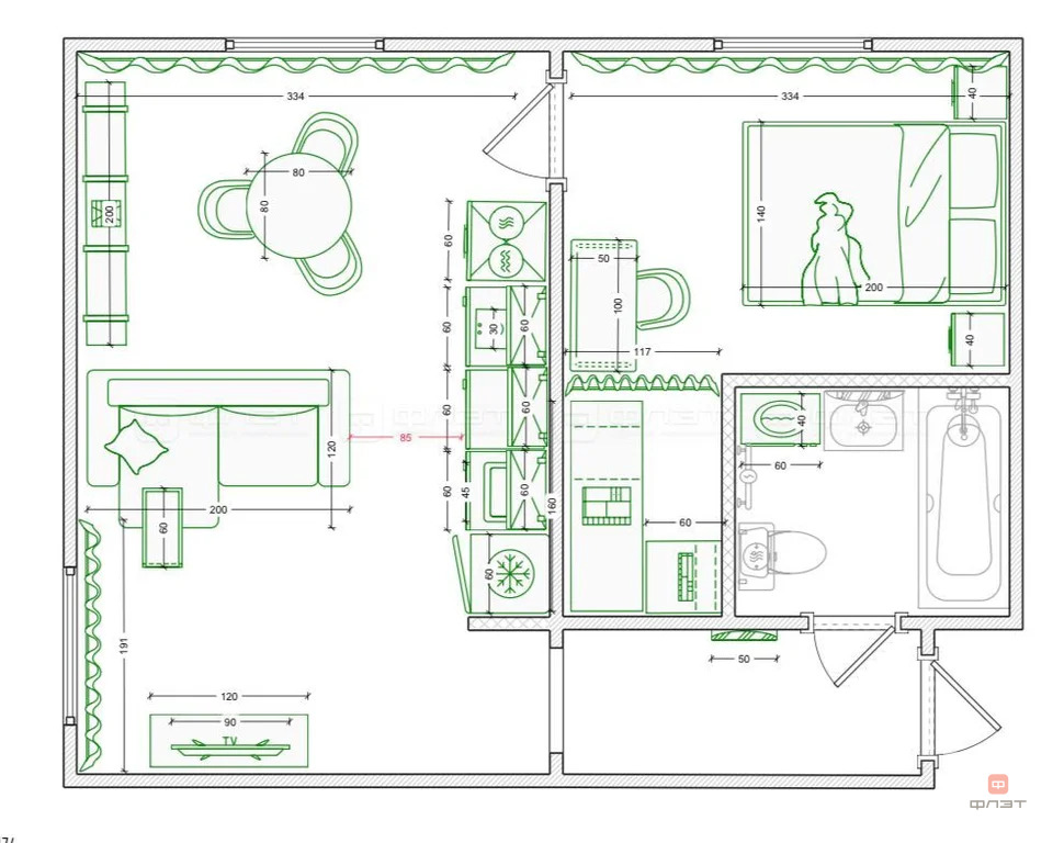 Продажа квартиры, Казань, ул. Новаторов - Фото 10