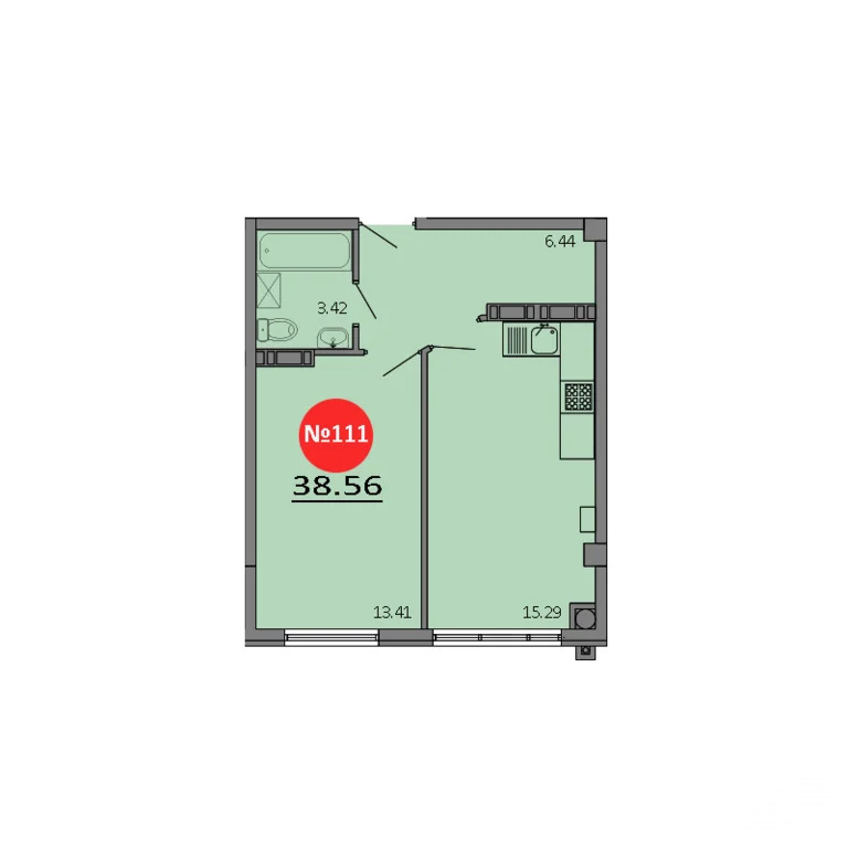 Продажа квартиры в новостройке, Белоглинка, Симферопольский район, ... - Фото 2