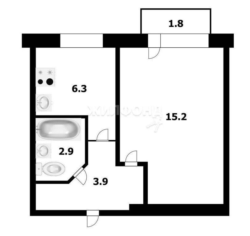 Продажа квартиры, Новосибирск, Звёздная - Фото 14