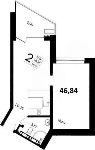 Продажа квартиры в новостройке, Севастополь, Качинское ш. - Фото 1