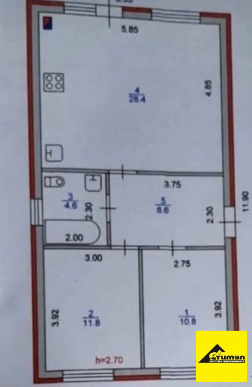 Продажа дома, Кухаривка, Ейский район - Фото 1