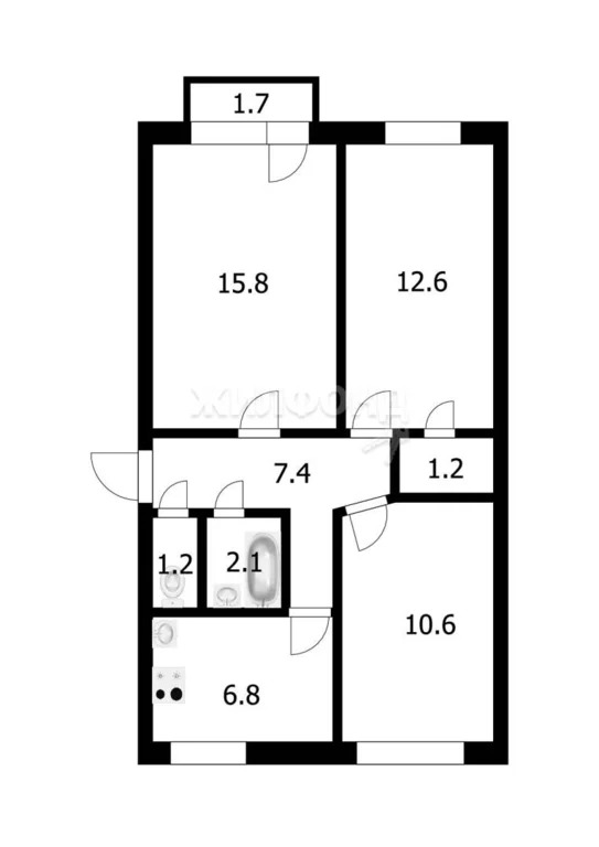 Продажа квартиры, Новосибирск, Энгельса - Фото 26