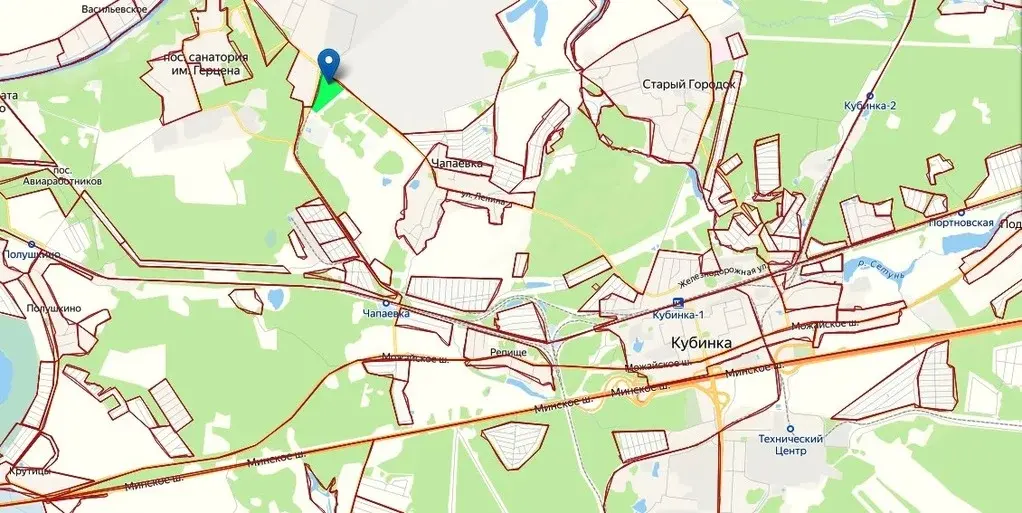 Земельный участок (8,4 Га) в Одинцово (д.чапаевка) - Фото 9