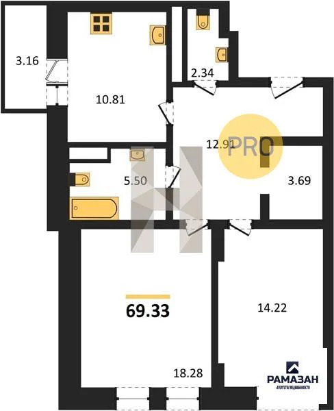 Продажа квартиры в новостройке, Казань, ул. Галиаскара Камала - Фото 1