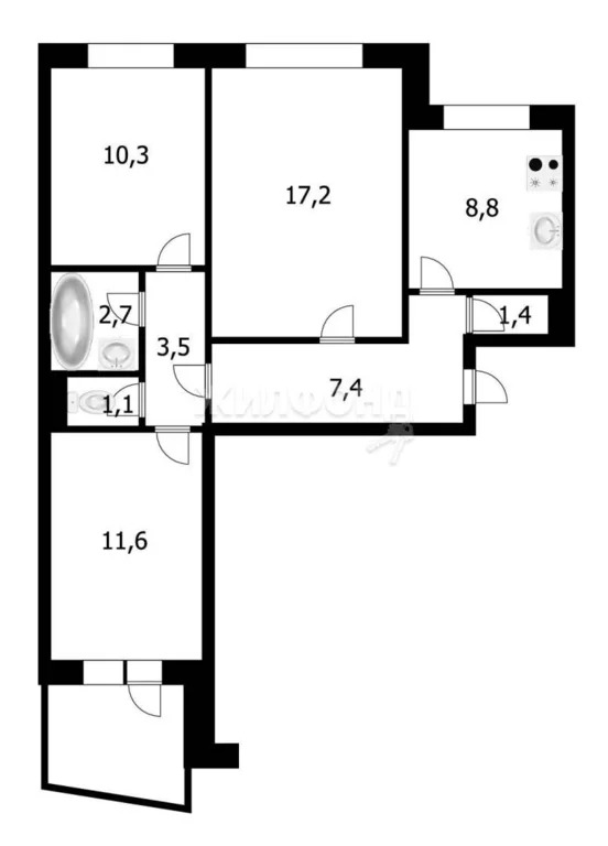 Продажа квартиры, Новосибирск, ул. Лебедевского - Фото 23