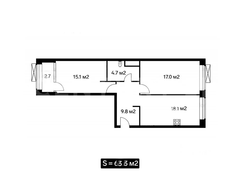 Продажа квартиры, м. Фили, Филёвская Б. ул. - Фото 17