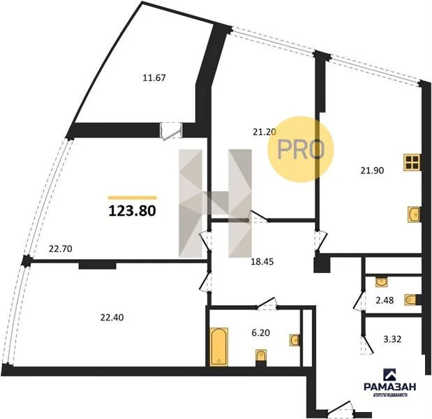 Продажа квартиры в новостройке, Казань, м. Горки, ул. Танковая - Фото 1