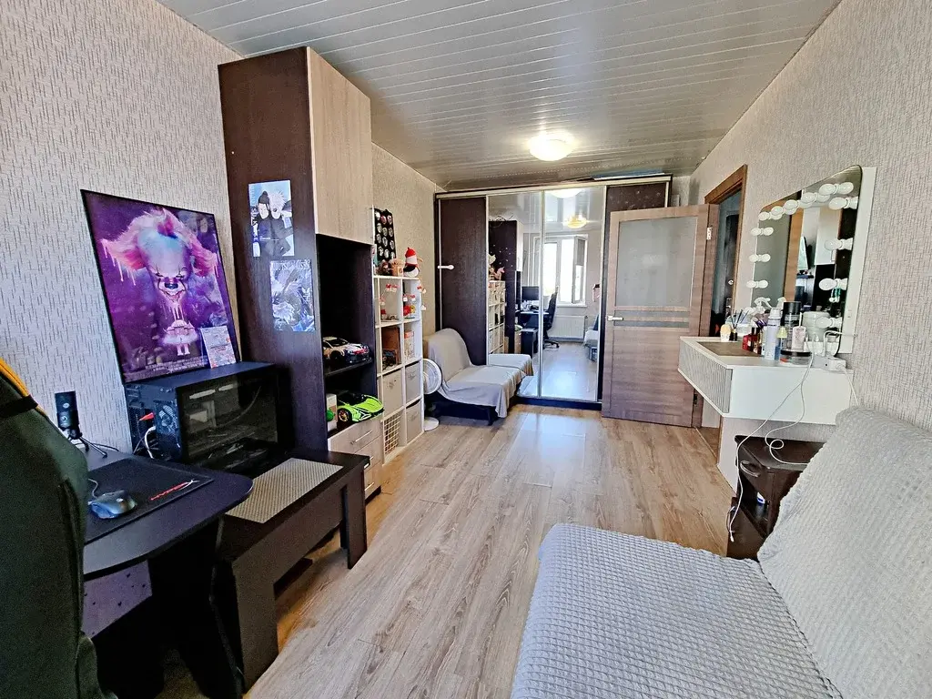 1-к. квартира, 32 м, 2/20 эт. - Фото 3