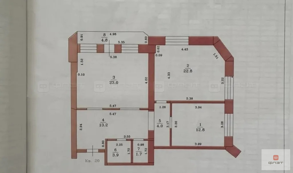 Продажа квартиры, Казань, ул. Интернациональная (Константиновка) - Фото 10