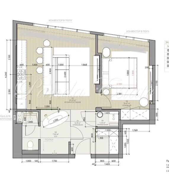 Премиум ремонт в дилом комплексе на Шаболовке (ном. объекта: 9813) - Фото 10