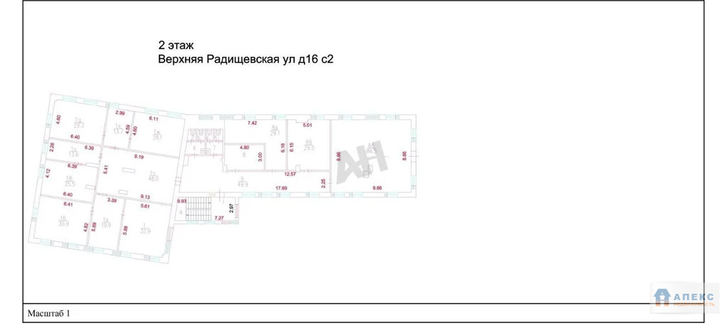 Аренда помещения 84 м2 под офис, банк м. Таганская в административном ... - Фото 0