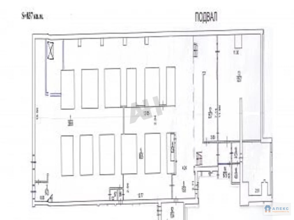 Аренда помещения пл. 837 м2 под производство, склад, , офис и склад м. . - Фото 0