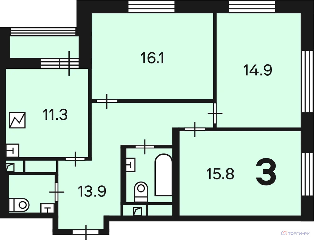 Продажа квартиры, Аминьевское ш. - Фото 6