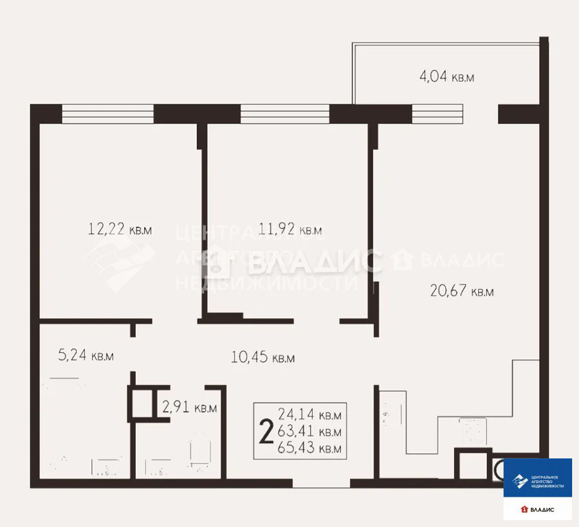 Продажа квартиры, Рязань, микрорайон Октябрьский городок - Фото 8