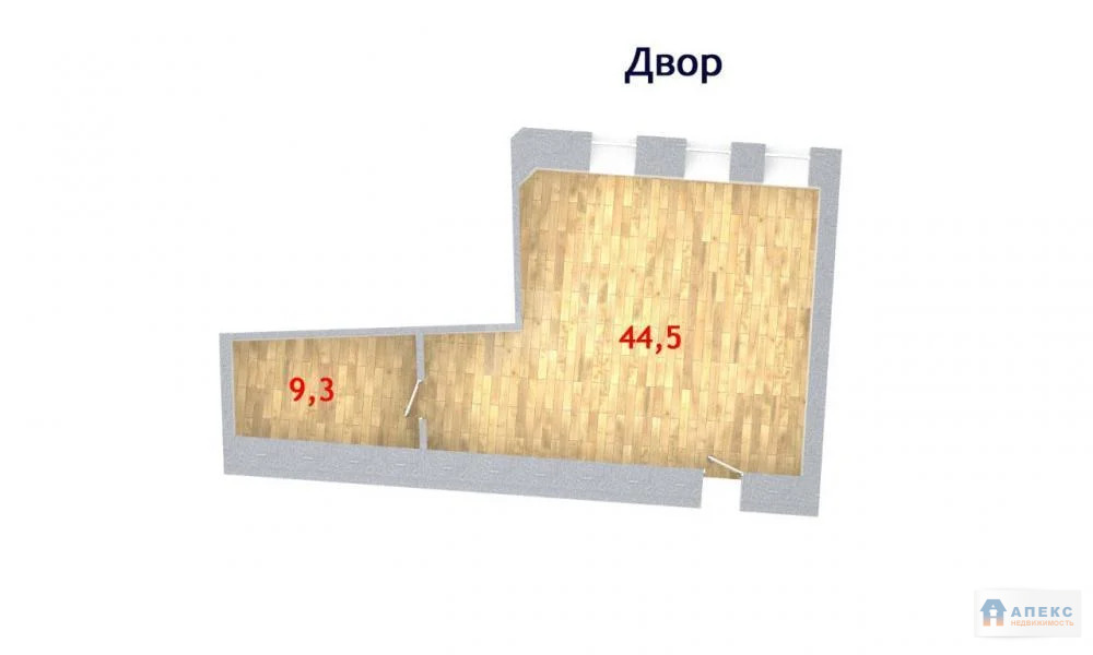 Аренда офиса 54 м2 м. Арбатская АПЛ в бизнес-центре класса В в Арбат - Фото 2